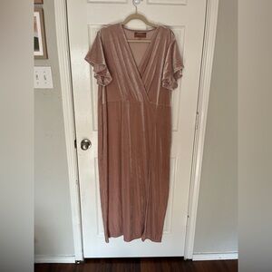 JessaKae Everly Velvet Maxi Dress size 2x